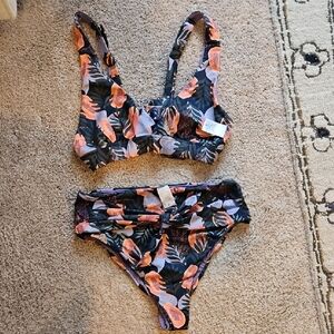 Floral Print Bikini Set